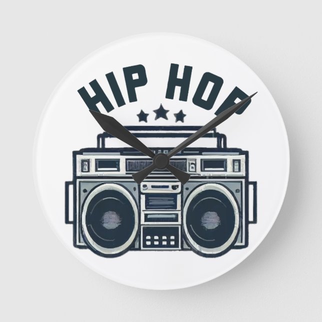 Hiphop Rund Klocka (Framsida)
