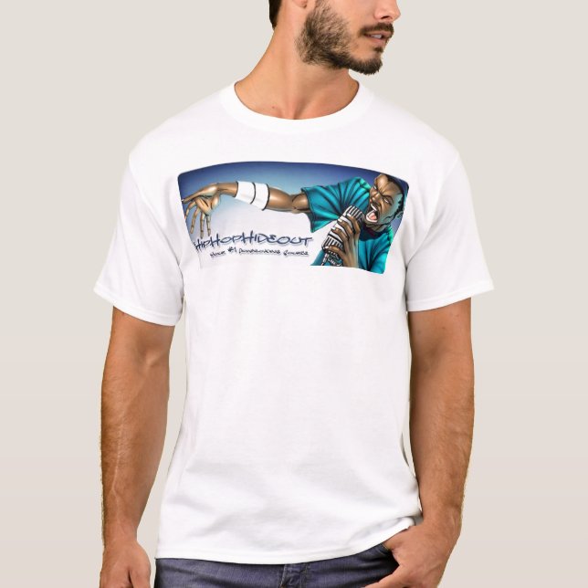 HipHopHideOut.com T-shirt (Framsida)