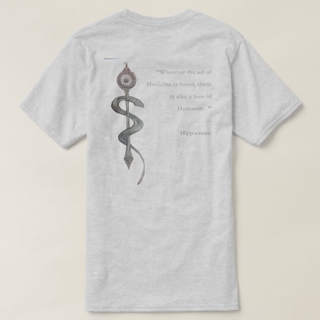 hippacrates t shirt (Design baksida)