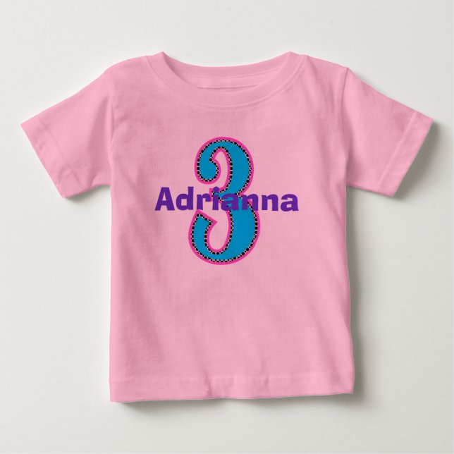 Hippe Chic Tredje födelsedagshuset Tee Shirt (Framsida)