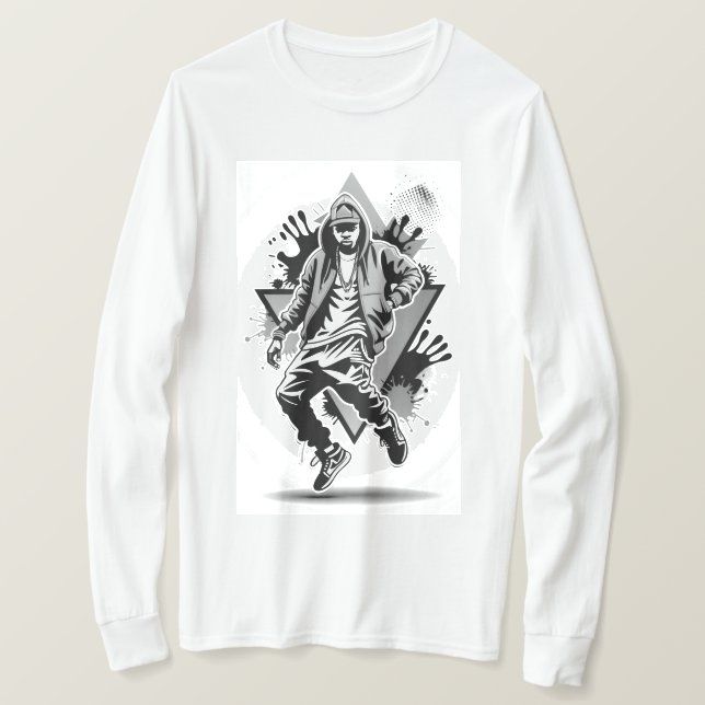 Hipper Vibes T Shirt (Design framsida)