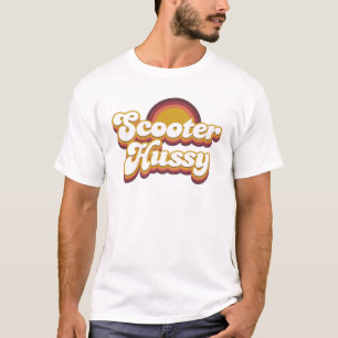 Hippie 1970-talet Counterculture Scooter Hussy T Shirt