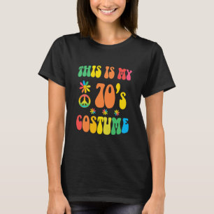 Hippie 70-talet är min 70-årskonst med Daisy Peace T Shirt