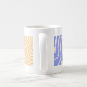 Hippie 70-talet poster i groovy stil kaffemugg
