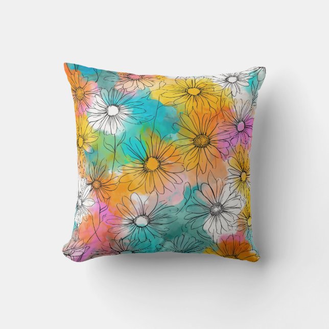 Hippie Aesthetic Home Decor Soffa Cushion Kudde (Framsida)