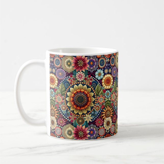 Hippie Art Coffee Mugg (Vänster)