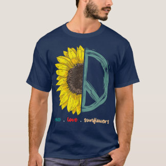 Hippie Artist Gift Söt Flower Aesthetics T Shirt