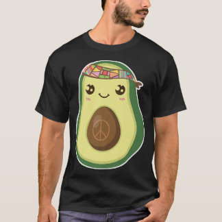 Hippie Avocado Funny Vintage T Shirt