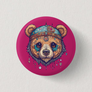 Hippie Bear I Knapp