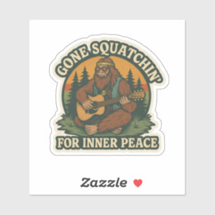 Hippie Bigfoot Klistermärken