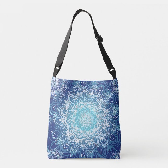 Hippie Blue tote Axelväska (Baksida)