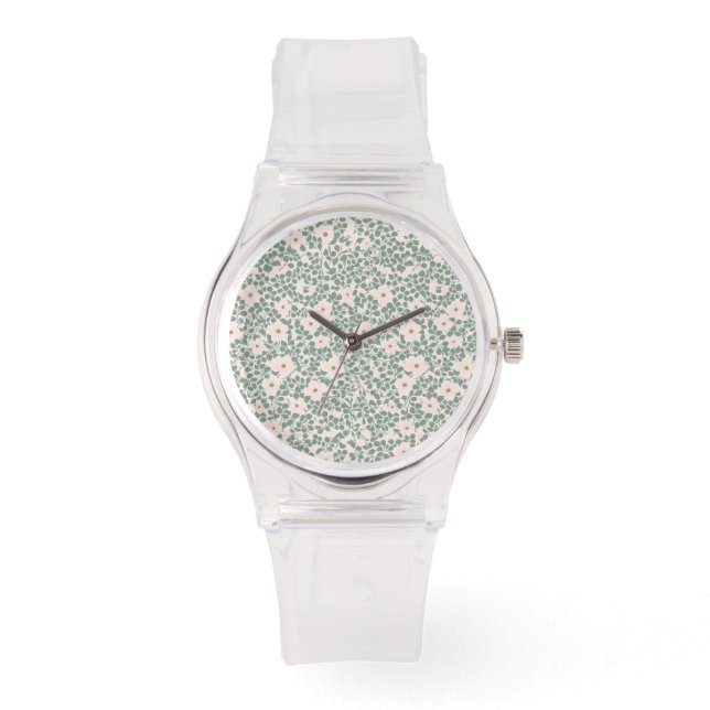Hippie Boho Blommigt Armbandsur (Framsida)