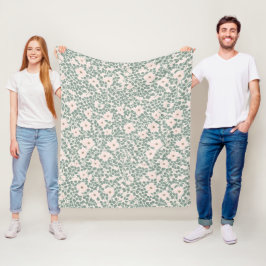 Hippie Boho Blommigt Fleecefilt