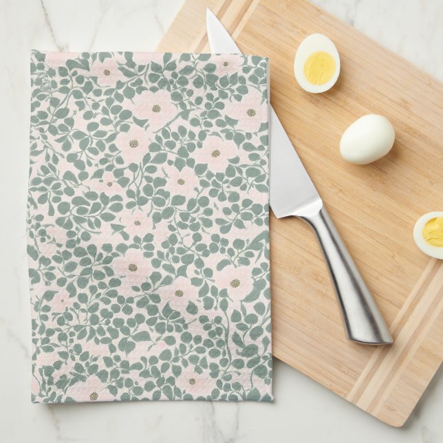 Hippie Boho Blommigt Kökshandduk (Vikt i Fjärdedel)