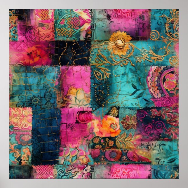 Hippie Boho Poster (Framsidan)