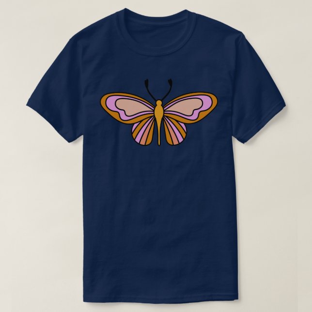 Hippie butterfly t shirt (Design framsida)