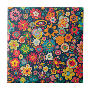 Hippie Ceramic Tile Kakelplatta