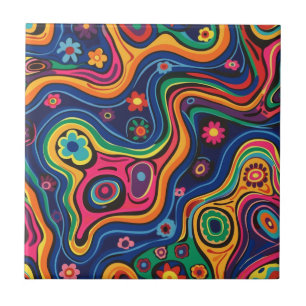 Hippie Ceramic Tile Kakelplatta
