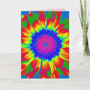 HIPPIE CHICK BIRTHDAY CARD KORT