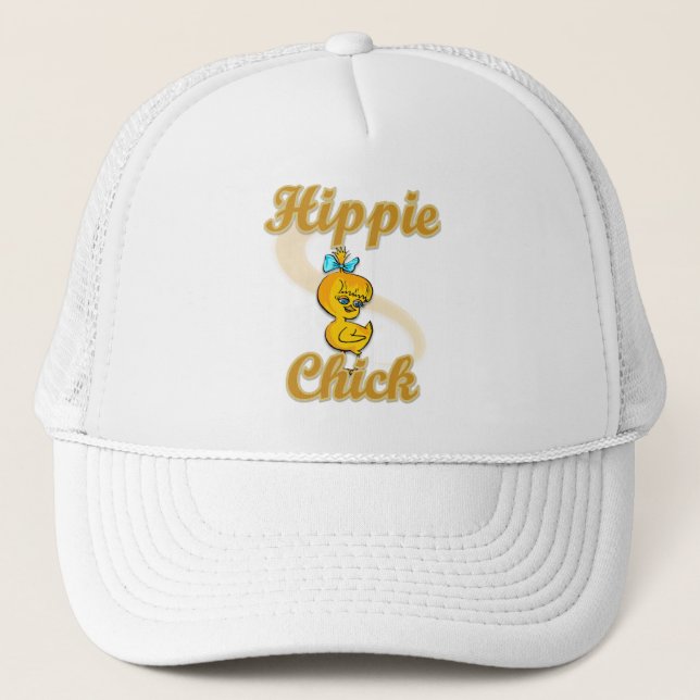 Hippie-Chick Truckerkeps (Framsida)