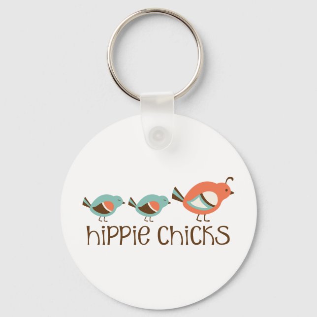 Hippie-Chickar Nyckelring (Framsida)