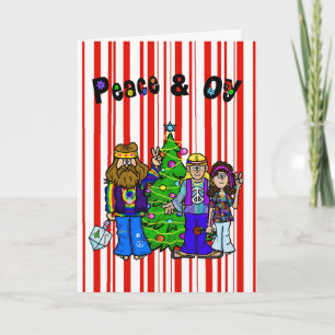 Hippie Chrismukkah-kort Kort