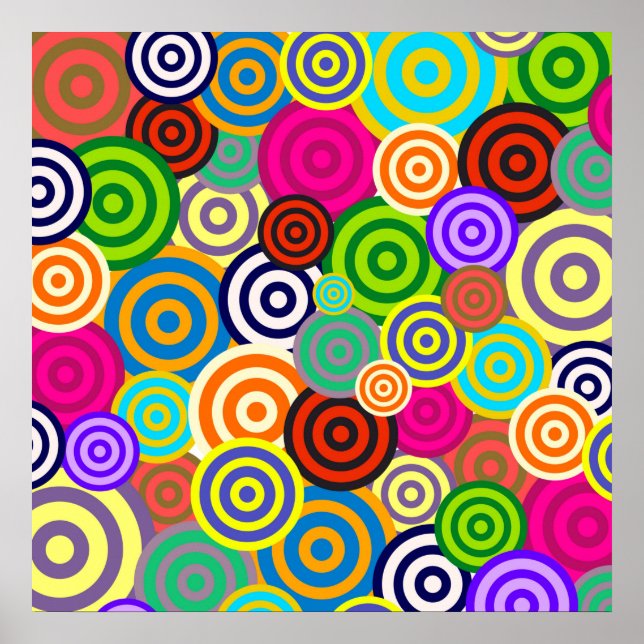 Hippie Circles Poster (Framsidan)