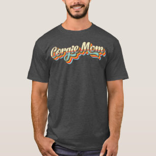 Hippie Corgi Mamma 70-talet Pembroke Welsh Retro S T Shirt