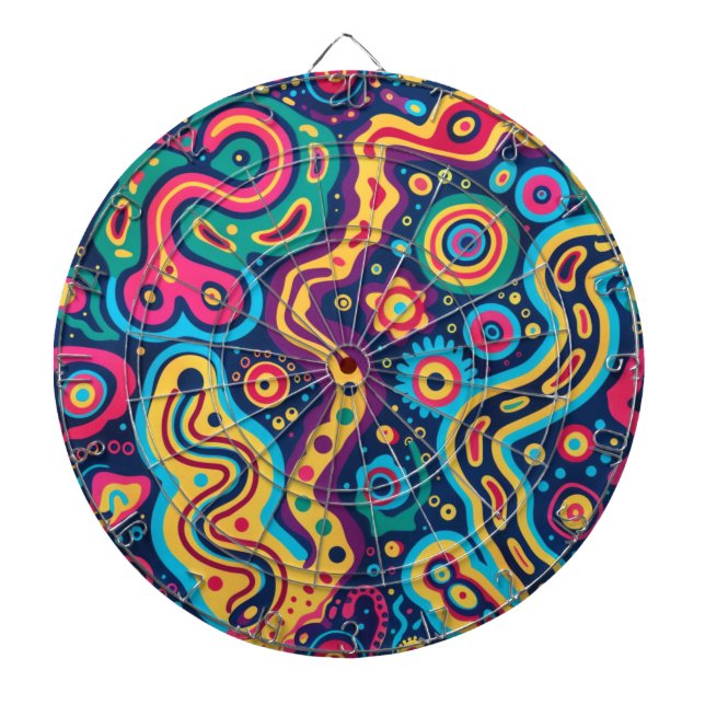 Hippie Dartboard Darttavla (Framsidan)