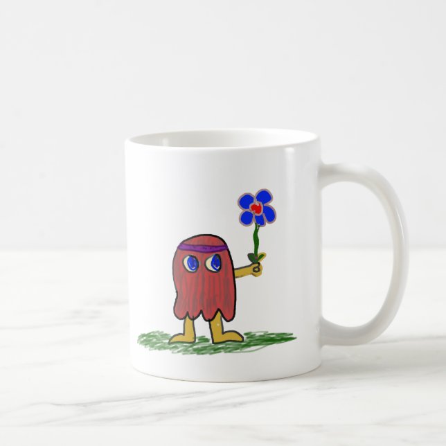 Hippie Dippy Flower Kaffemugg (Höger)