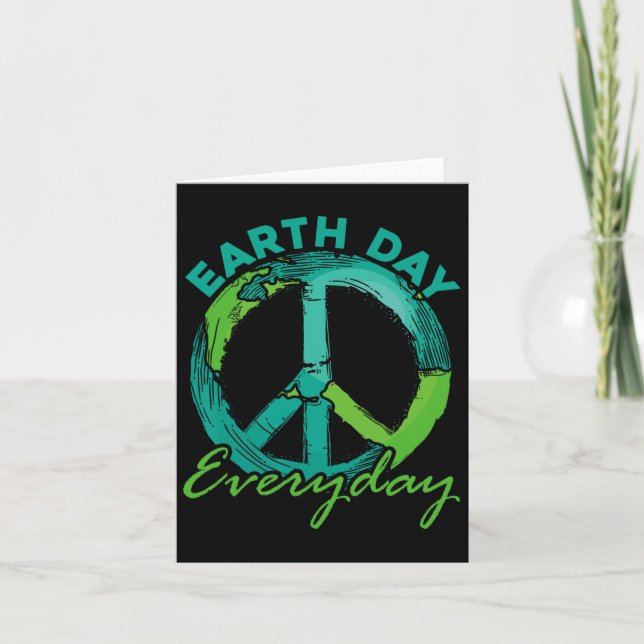 Hippie Earth Day  Kort (Framsida)