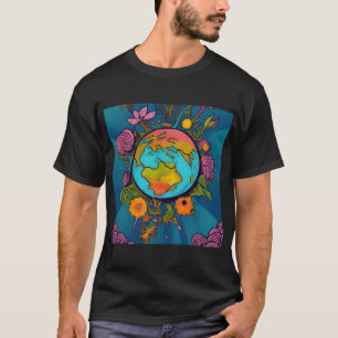 Hippie Earth T Shirt