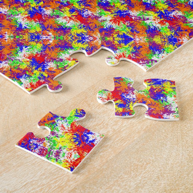Hippie Färg Mandala Mönster Pussel (Sidan)
