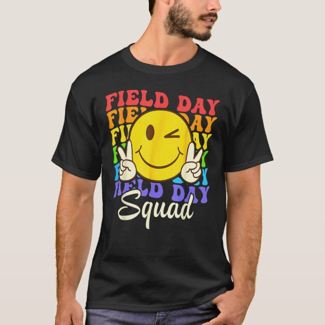 Hippie Field Day 2023 Squad Teacher Student Girls  T Shirt (Framsida)