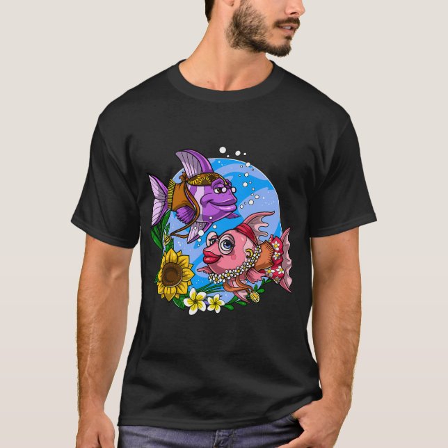Hippie Fish T Shirt (Framsida)