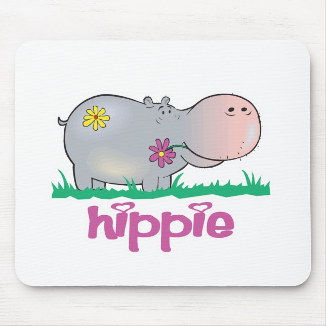 hippie flodhäst musmatta (Framsidan)