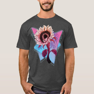 Hippie Flower 90s Vaporwave Gardener Sunshine Sunf T Shirt