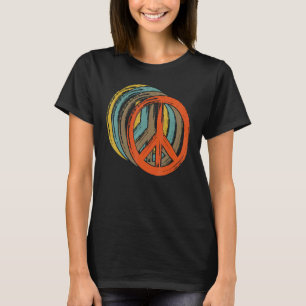 Hippie Flower Peace Kärlek Lycklig Soul 12 T Shirt