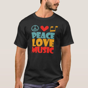 Hippie Flower Peace Kärlek Lycklig Soul 1 T Shirt