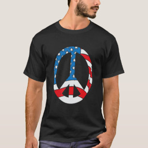 Hippie Flower Peace Kärlek Lycklig Soul T Shirt