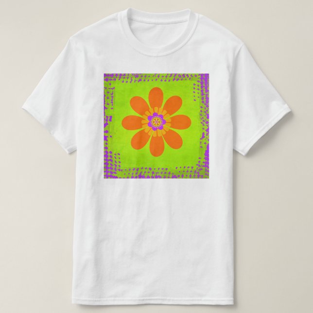 Hippie Flower T-shirt (Design framsida)