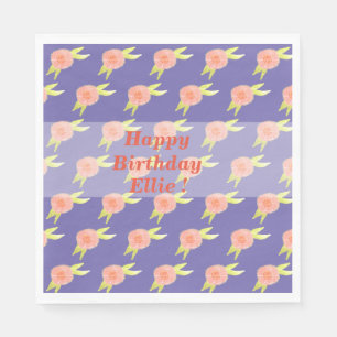 Hippie Flowers Napkins Pappersservett