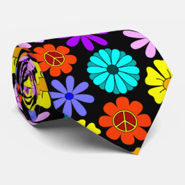 Hippie Flowers Neck Tie Slips