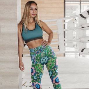 Hippie Flyter Blommigt mönstrad   Lagar Leggings