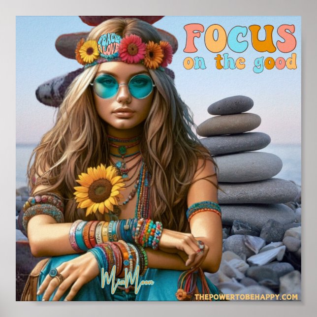 HIPPIE FOKUS PÅ POSTER BRA (Framsidan)