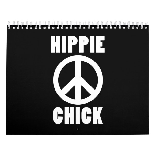 Hippie för kvinnor kalender (Omslag)