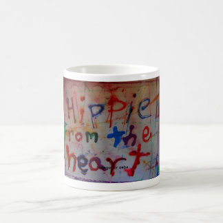 hippie från hjärtaabstraktmuggar kaffemugg