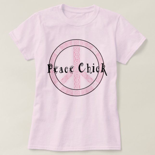Hippie Fredags-T-shirt T-shirt (Design framsida)