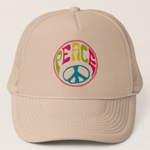 Hippie-Fredstecken Truckerkeps