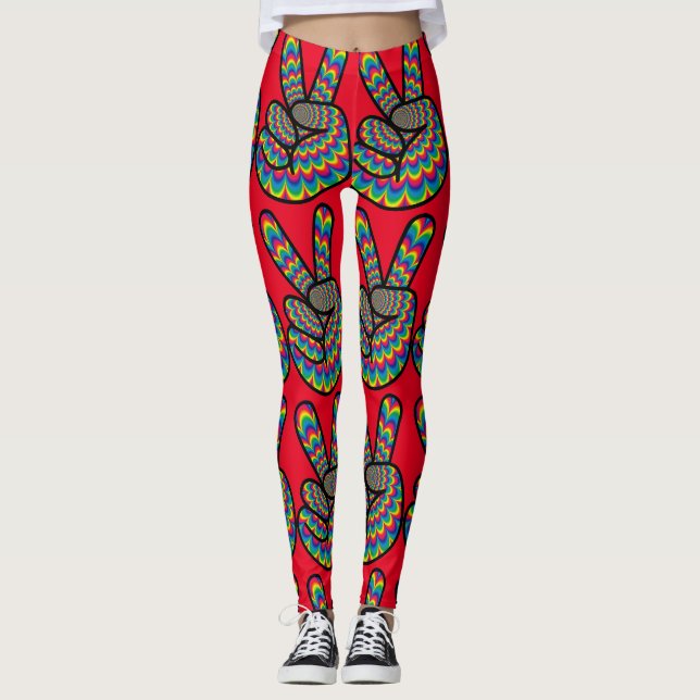 HIPPIE-FREDSTECKENET YOGA BYXOR (Framsida)